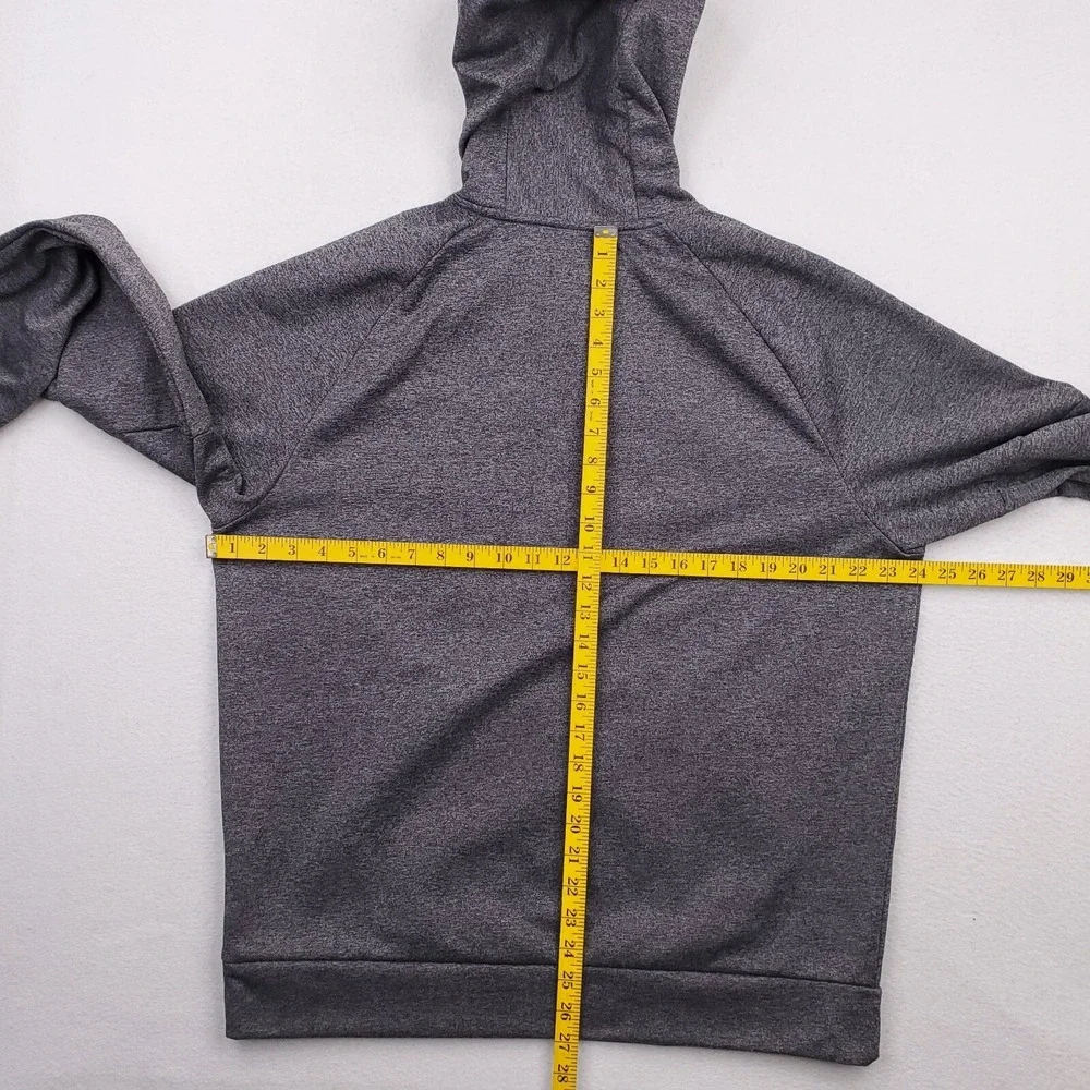 Nike‎ Hoodie Mens Large Gray Therma Fit Fleece Pullover Sweathshirt Swoosh Logo